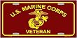 Us Marine Corps Veteran License Plate Frame