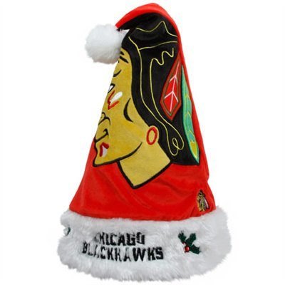 Blackhawks Santa Hat, Chicago Blackhawks Santa Hat, Blackhawks Santa ...
