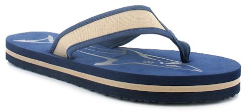 Beach Men’s Shower Toe Post Sandals – Navy – 11 UK