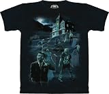 Zombie 's & Ghosts Glowing T-Shirt 100% Cotton Short Sleeve Shirt for Teenagers and Adults