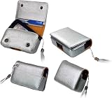 Cellet Eppii Sparkling Silver Slim Pouch with Hand Strap - Retail Packaging