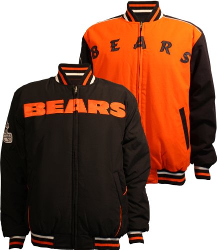 Chicago Bears Men's Reversible Letterman Jacket, X-Large