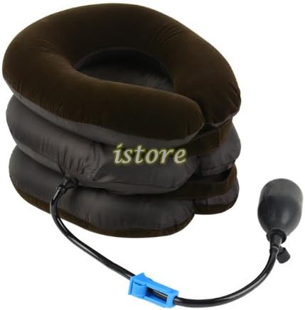 PrettyInTrend 6PCS/LOT Good Quality Air inflation Neck Traction Device Shoulder Headache Relax Soft Brace Massager Pillow 18417