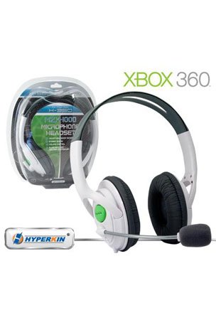 Xbox 360 Stereo MZX-1000 Headphone Headset Communicator with Mic