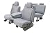 Coverking Ballistic Custom Fit Seat Covers - BALLISTIC GREY, Front Row Seats 1989 - 1995 Toyota Pickup Solid Bench, ONLY FOR VEHICLES WITH A MANUAL SHIFTER & 2WD, NOT FOR XTRACAB