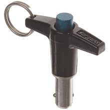 Jergens Stainless Steel 17-4 PH Kwik-Lok T-Handle Quick-Release Pin (Metric)