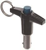 Jergens Stainless Steel 17-4 PH Kwik-Lok T-Handle Quick-Release Pin, 6mm Diameter, 30mm Length (Pac