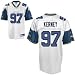 Men`s Seattle Seahawks #97 Patrick Kerney Road Replica Jersey - L