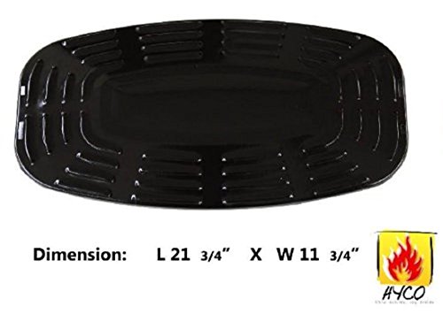 Hyco Universal Gas Grill Heat Plate Porcelain Steel Heat Shield Replacement, hy97331