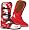 TCX_OXTAR MOTORCYCLE BOOTS COMBAT RED 9