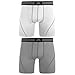 adidas Men's Athletic Stretch Boxer Brief Underwear (2-Pack), White/Aluminum 2 Aluminum 2, X-LARGE