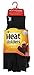 Mens Pair of Heat Holder 2.3 tog Thermal knitted FINGERLESS Gloves Black