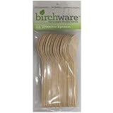 Birchware Compostable Wooden Spoons (160mm) 24pcs.