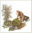 Thea Gouverneur Gardener Flower Garden Cross Stitch Kit 3053