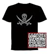 Pirate Flag Mens Lyric T-shirt Medium - Created Using All the Lyrics to the Classic Pirate Song "15 Men on a Dead Mans Chest - Yo Ho Ho and a Bottle of Rum" Pirate Flag Mens Lyric T-shirt Medium - Created Using All the Lyrics to the Classic Pirate Song "15 Men on a Dead Mans Chest - Yo Ho Ho and a Bottle of Rum"