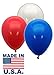 GIFTEXPRES Pack of 72 Patriotic Party Balloons/Red, White and Blue Patriotic Balloons/Patriotic Latex Balloons /4th of July Balloons/Memorial Day Party Balloons (Patriotic)