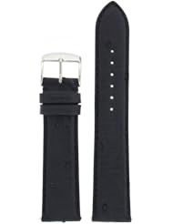 Watch Band Genuine Ostrich Black Quick Release Ladies 14 millimeter