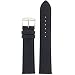 Watch Band Genuine Ostrich Leather Strap 16mm Black with Quick Release Springs
