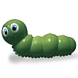 Big Teaze Toys I Rub My Wormie Travel Size Greeen Waterproof Bathtub Personal Massager