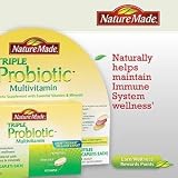 Nature Made Triple Probiotic Multivitamin - 2 Bottles 30 Caplets Each - 60 Total Caplets