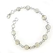 Handmade Jewelery India Sterling Silver Bracelet 7.75 inches