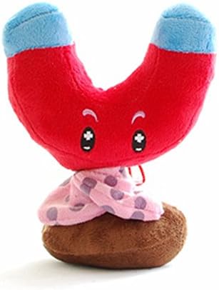 Plants Vs Zombies Plush Toy Magnet Shroom Soft Plush Stuffed Toy Birthday Gifts with Suction Cup 17cm/6.7 Inches Tall