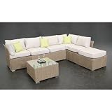Modular Corner Garden Sofa Set - Belvoir Tweed