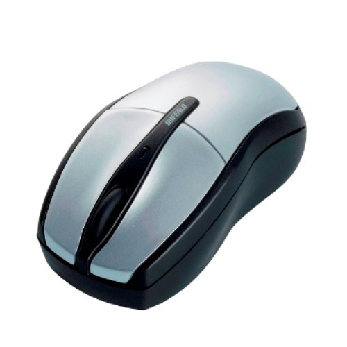 バッファローコクヨサプライ BUFFALO レーザー式無線マウス 2.4GHz USB 超小型nanoサイズ シルバー BSMLW05NSV