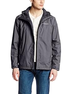 Columbia Men's Watertight II Packable Rain Jacket, Graphite, Large