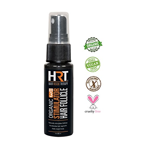 Amplify your results from Rogaine Â® or PropeciaÂ® with Organic - Drug Free - Chemical Free Hair Regrowth Follicle Stimulator with Guaranteed Results - BEST for thinning hair in men and women