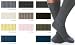 Marcoliani Men's ExtraFine Mercerized Cotton Lisle Mid-Calf Standard Rib Dress Sock from Italy