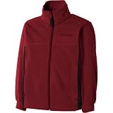 Columbia Steens Mountain Fleece Jacket - Boys' Red Element/Black, 18/20