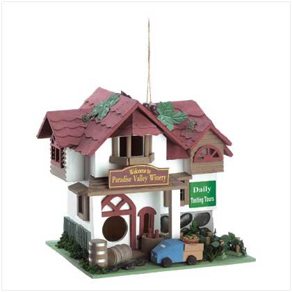 Malibu Creations Paradise Winery Birdhouse