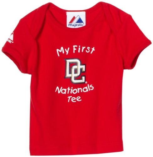MLB Unisex Infant/Toddler Washington Nationals My First Tee (Red, 24 Months)