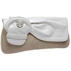 SR SQUARED by Sondra Roberts Oversized Buckle Clutch