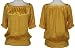 KERSH Silk Boatneck Blouse