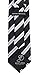 Scott Allan Collection Men's Black Tie | Black and Gray Mens Necktie | Jacquard Woven Classic Stripe Tie for Him | Wedding Tie for Groom apparel