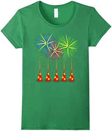 Women's New Year Party shirt Large Grass