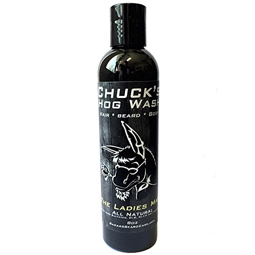 Chuck's Hog Wash - All Natural Beard and Body Wash - Leaves Your Beard Softer Than its Ever Been and is Suitable for Daily Use