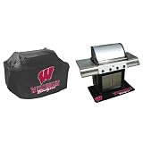 Mr. Bar B Q NCAA Grill Cover and Grill Mat Set, University of Wisconsin Badgers