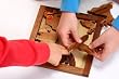 Zoo Puzzle - Can you fit the 8 wooden animals into the case?