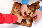 Zoo Puzzle - Can you fit the 8 wooden animals into the case?