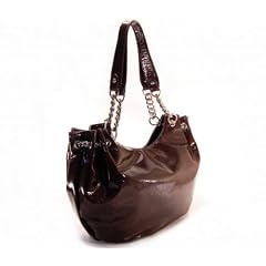 Handtasche, mahagoni/braun