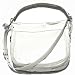 Coach Large Leather Convertable Zoe Pearl White Hobo Handbag 14706