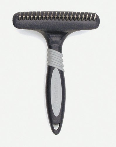 Evolution W6109 Grooming Undercoat Rake with Rotating Teeth, Single Row