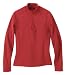 Ladies' Long Sleeve Polyester Pinstripe Eyelet Knit Top