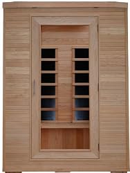 2 Person Sauna Hemlock Carbon *Made in the USA* Dry Heat FAR Infrared Portable Detox - Lifetime Warranty