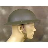 WWII Dated British Brodie Steel Helmet in OD Green