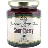 Treehouse Berry Farm Sour Cherry Jam, 12-Ounce Jars (Pack of 4)