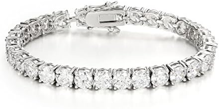 Dhieraj Jewels Women's Swarovski Elements AAA Cubic Zirconia Luxury Collection Bangles &amp; Bracelets White